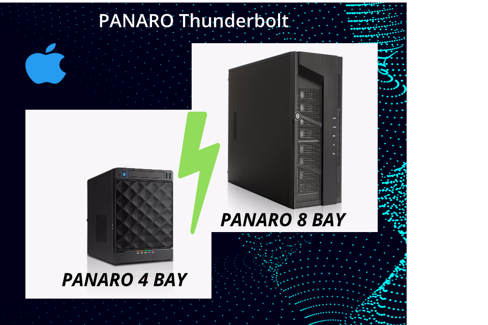Panaro Tech's New Launch: 4Bay & 8Bay Thunderbolt Storarges